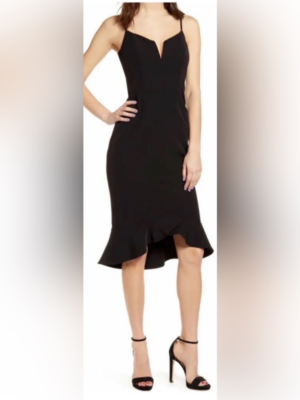 NWOT Bardot Kristen Flounce Dress
